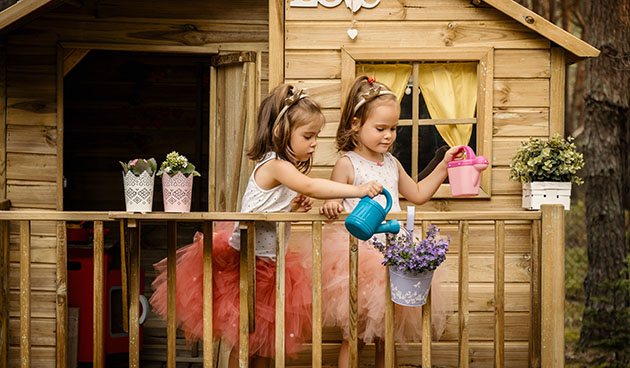 Большой игровой домик