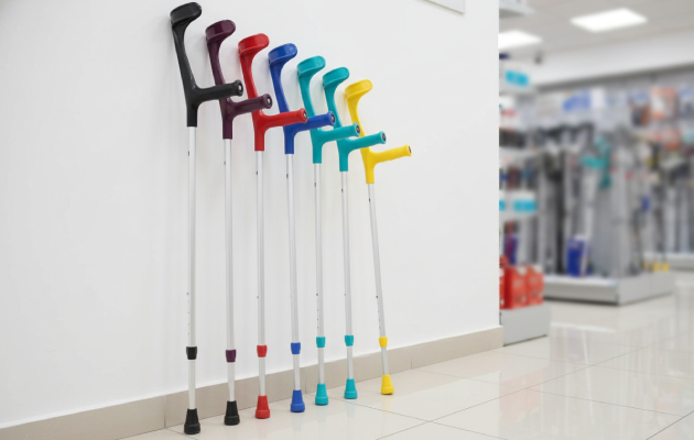 Костыль с опорой под локоть Kowsky 222KL-Standart (Ergo-Grip)