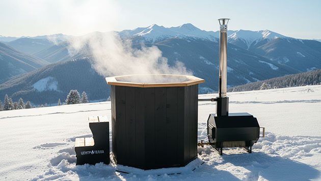 Чан овальный «Центр Тепла». Фото: Ян Ляпин / Нейросеть