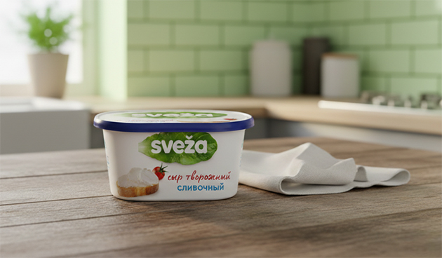 Сыр творожный сливочный SVEŽA