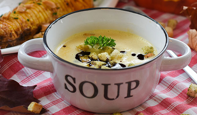 Норвежский сливочный суп с мидиями