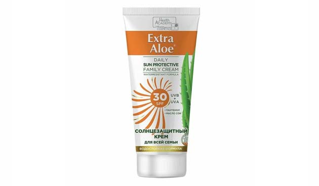 Солнцезащитный крем Extra Aloe для всей семьи Family Cosmetics