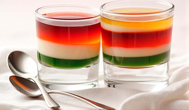 Разноцветное желе