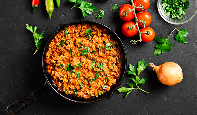 Мясной соус с грибами