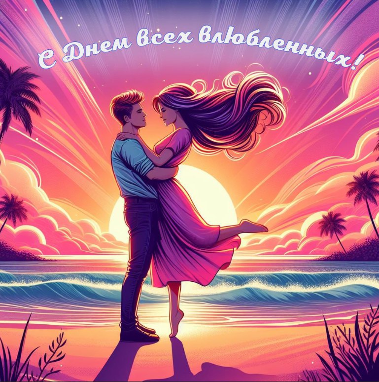 Прикольные открытки на 14 февраля подруге и другу