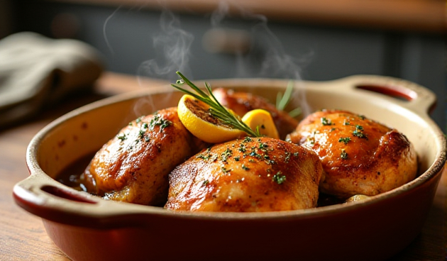 Куриные бедра в духовке