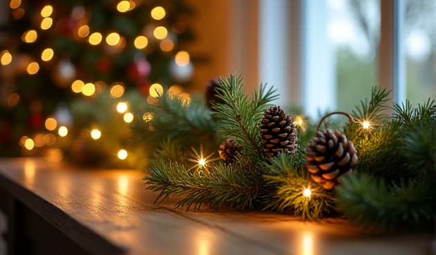 Хвойная — из еловых веток