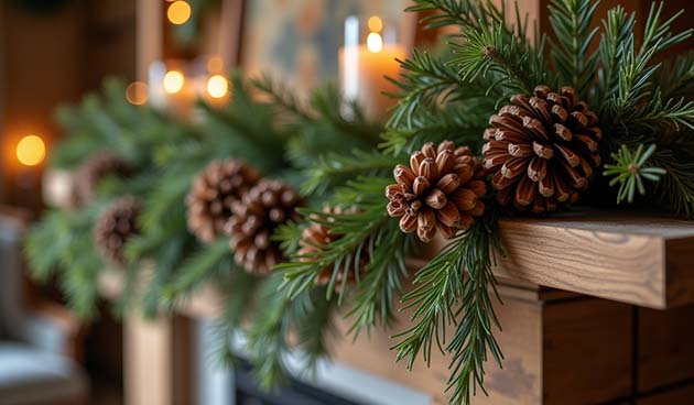 Картинки, фото новогодних гирлянд для вдохновения