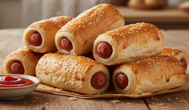 Сосиски в слоеном тесте