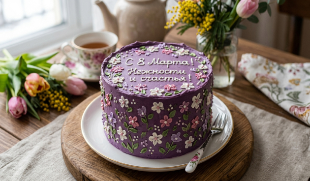 Красивые картинки-референсы и фото тортов с надписями