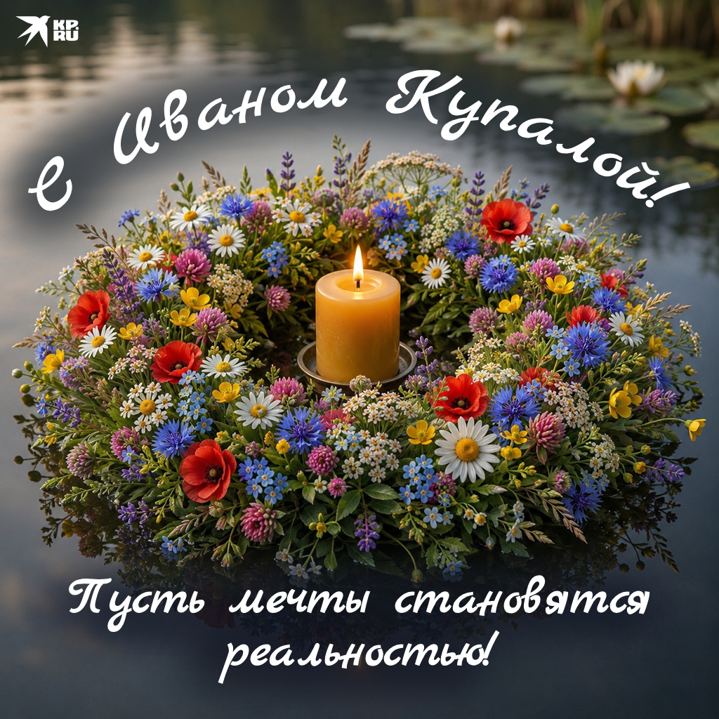 Популярные открытки на Ивана Купалу