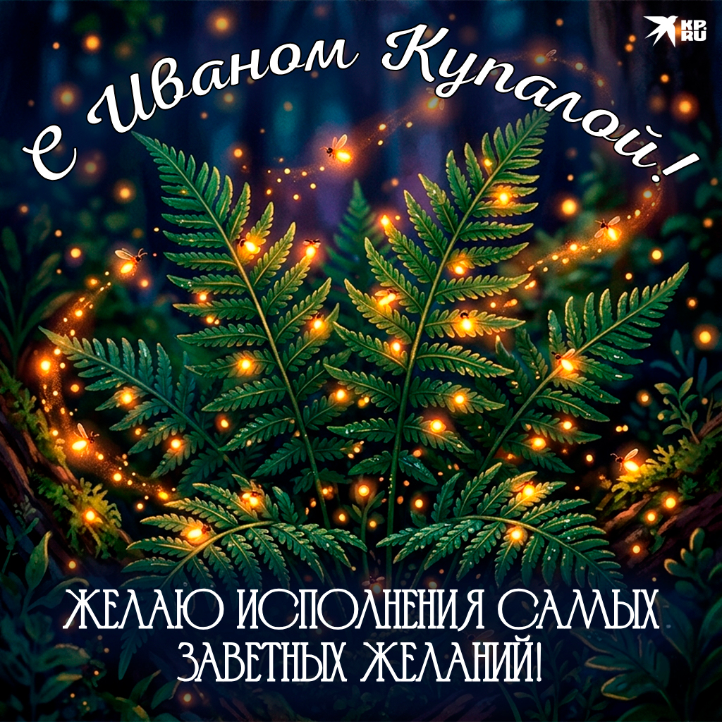 Популярные открытки на Ивана Купалу
