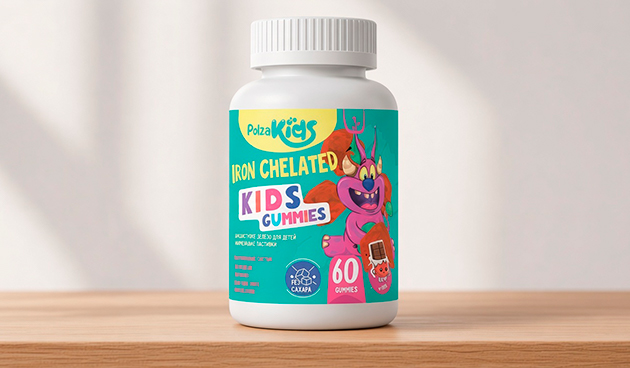 Витамины Chelated iron Kids PolzaBoom