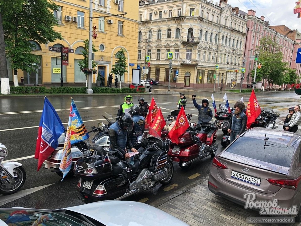 Байкеров оштрафовали на Садовой. Фото: соцсети