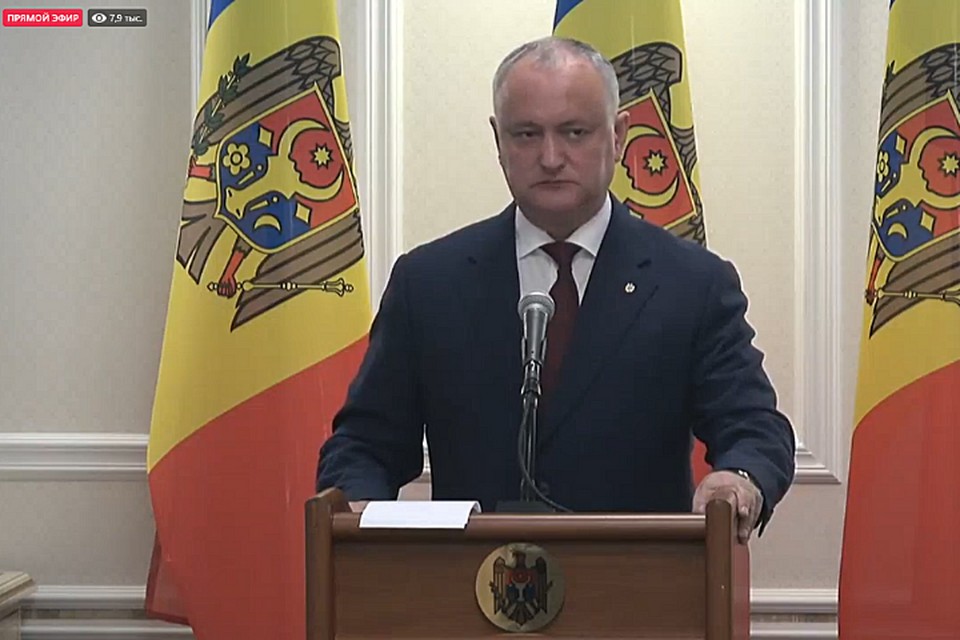 Прямой эфир Игоря Додона.