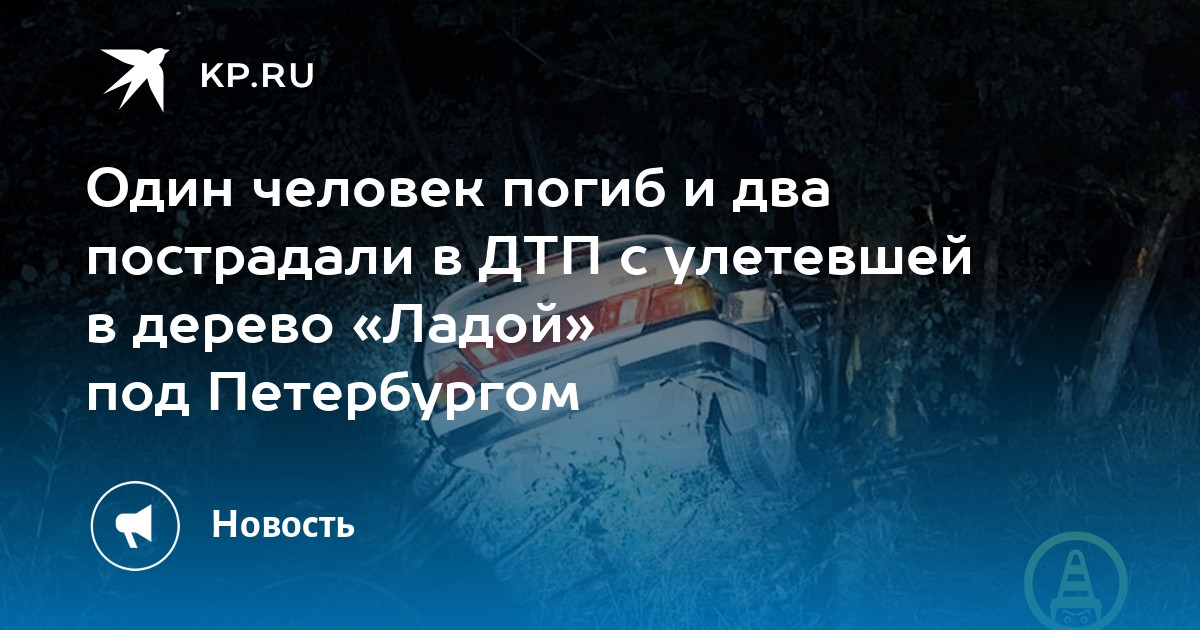 Один человек погиб и два пострадали в ДТП с улетевшей в дерево «Ладой» под Петербургом - Vimarsana News
