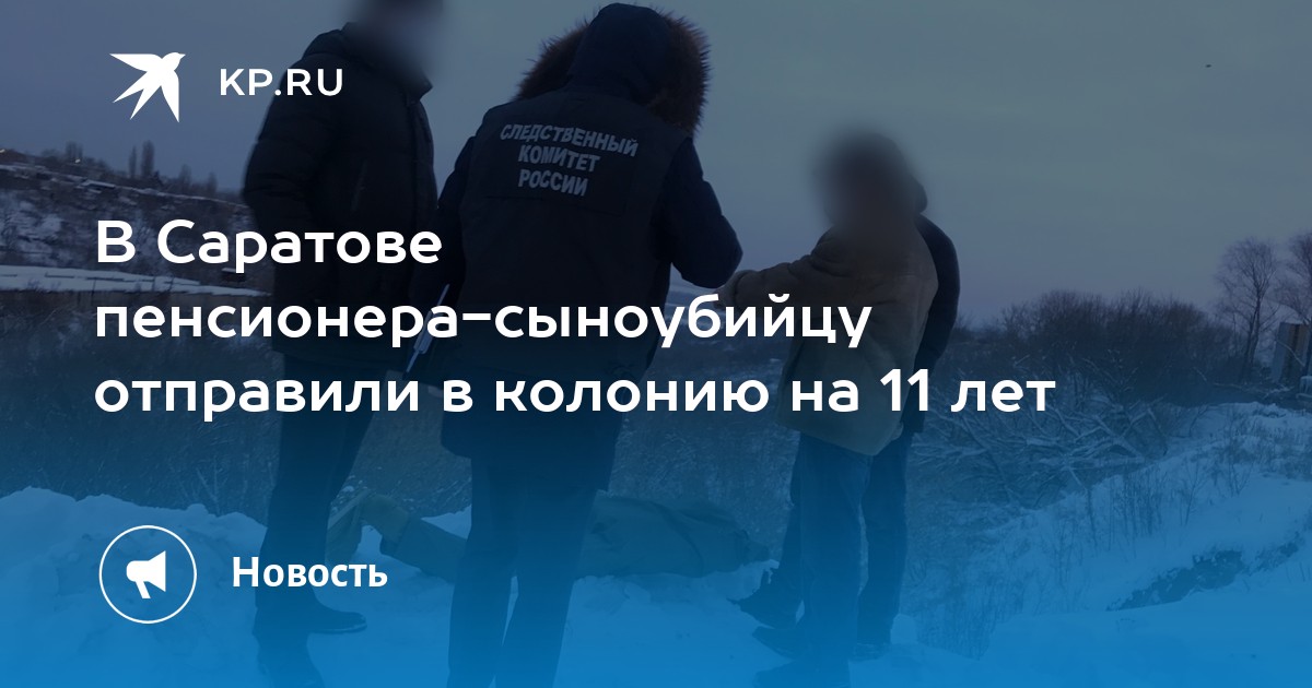 В Саратове пенсионера-сыноубийцу отправили в колонию на 11 лет - Vimarsana News