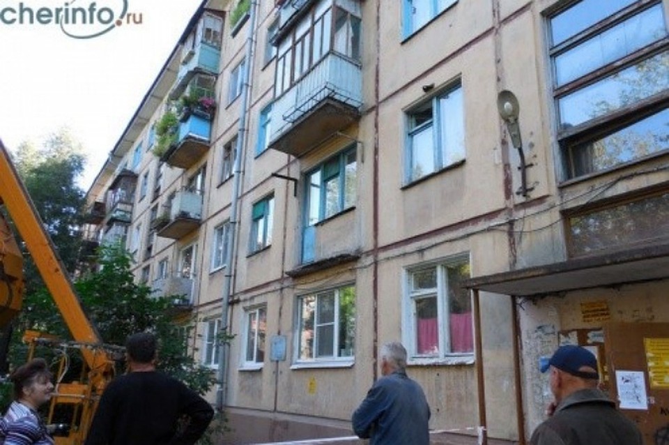 Балкон пятиэтажки рухнул в Череповце (фото) - вологда и воло.