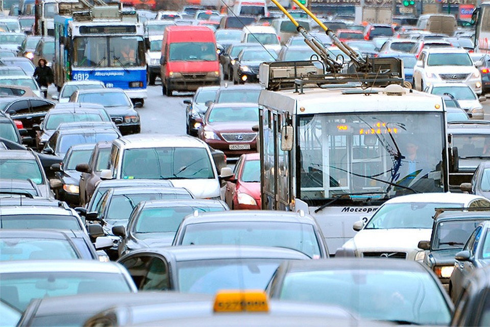Заторы быстро достигли 7-балльного уровня