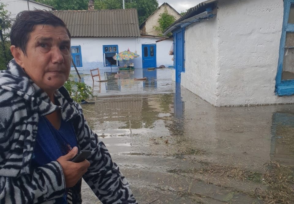 В регионе подтопило 4 домовладения. Фото: saki_gorodskaya_sreda / Instagram