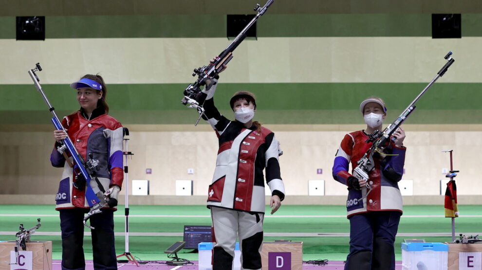 Стрельба - Олимпиада - винтовка - Каримова - Зыкова