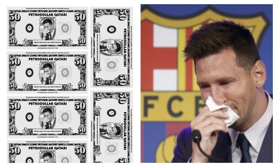 Нападающего Лионеля Месси высмеяли в Марселе. Фото: Twitter, пресс-конференция Месси