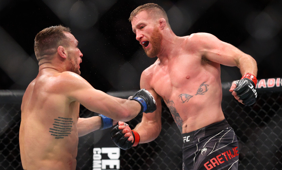 Американец Джастин Гэтжи победил Майкла Чендлера на UFC 268. Фото: Reuters