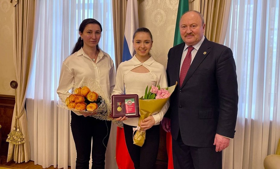 Валиевой дали еще одну награду. Фото: Полпредство Татарстана