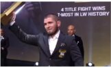 Хабиб Нурмагомедов официально вошел в Зал славы UFC