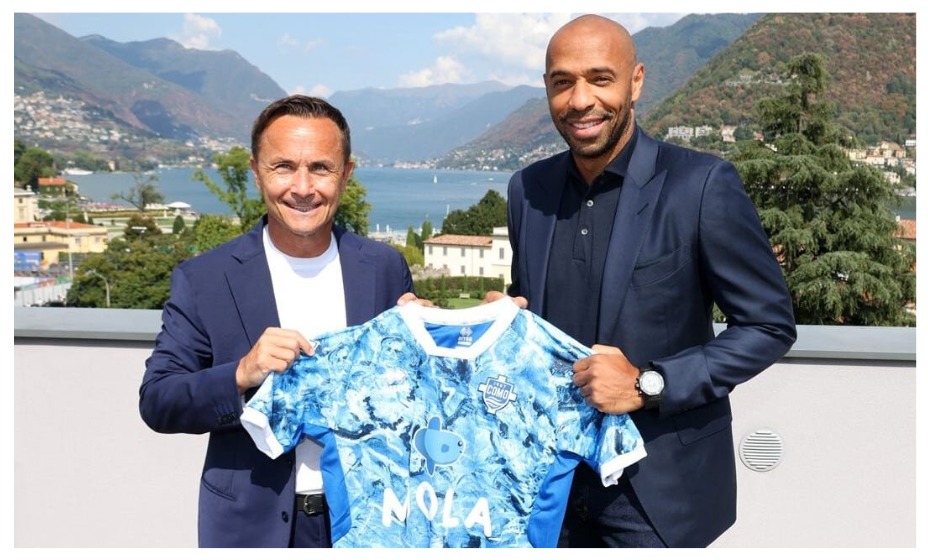 Анри стал совладельцем «Комо» из второй лиги Италии. Фото: Comofootball