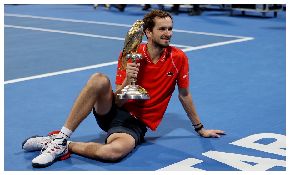 Даниил Медведев - победитель турнира ATP 250 в Дохе. Фото: Reuters