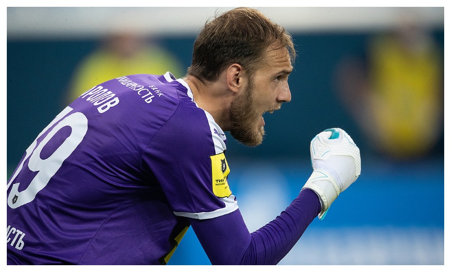 Вратарь «Крыльев Советов» Евгений Фролов. Фото: сайт РПЛ