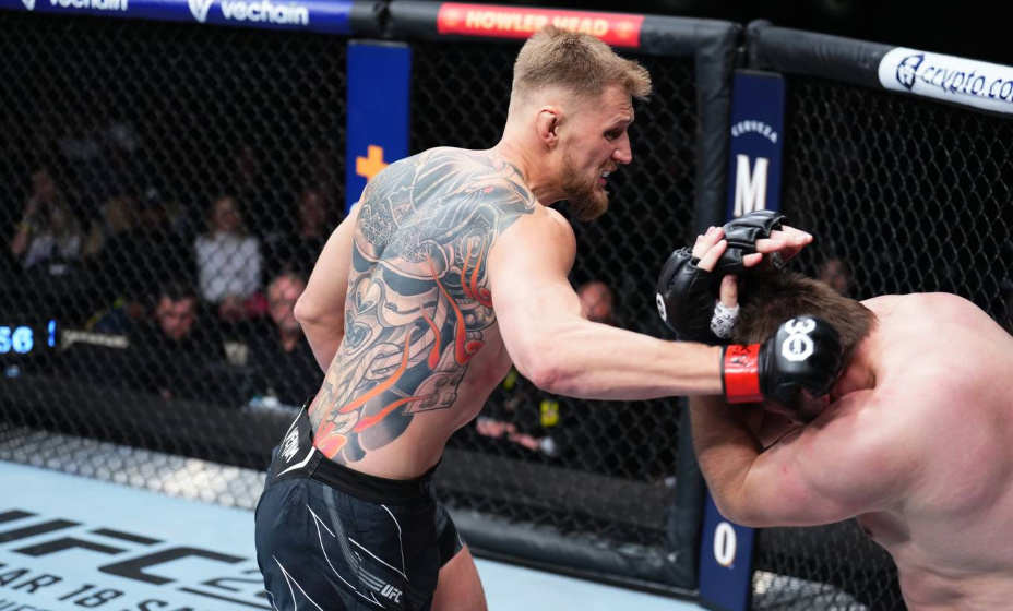 Волков сумел нокаутитровать соперника в начале боя. Соцсети UFC 