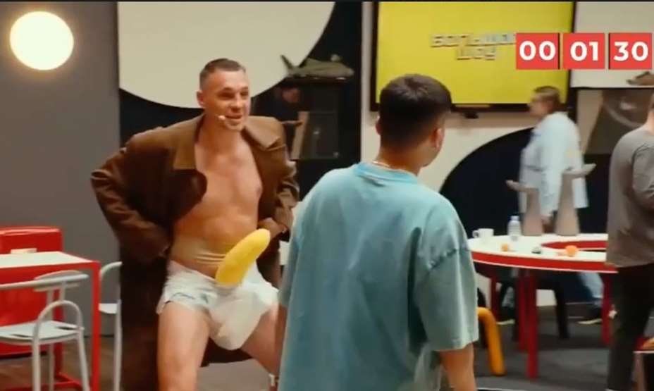 Артем Дзюба потряс своим талантом даже комиков ТНТ. Фото: Скриншот