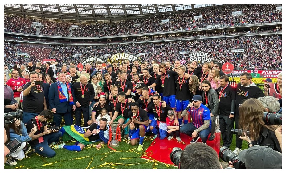 ПФК ЦСКА завоевал Кубок России в 2023 году. Фото: Денис Акинин «КП Спорт»