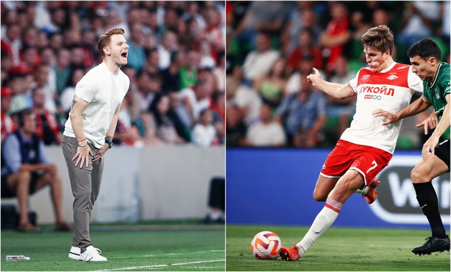 Абаскаль пытается докричаться до своей команды. Фото: ФК