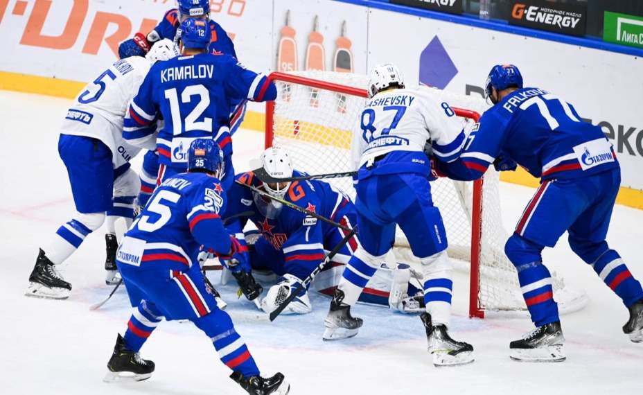 Московское «Динамо» уверенно разобралось с питерским СКА. Фото: Соцсети ХК СКА