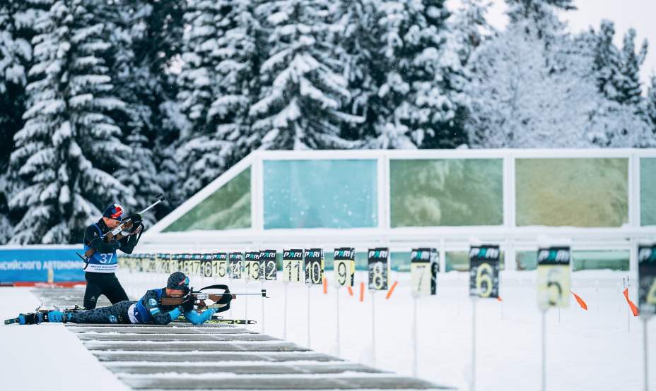 оссияне уже вступили в борьбу на Международной лиге клубного биатлона. Фото: vk.com/ugramegasport