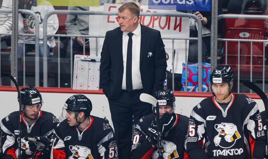 Заварухин после 0-3 от «Локомотива»: Ничего не потеряно. Фото: ХК «Трактор»