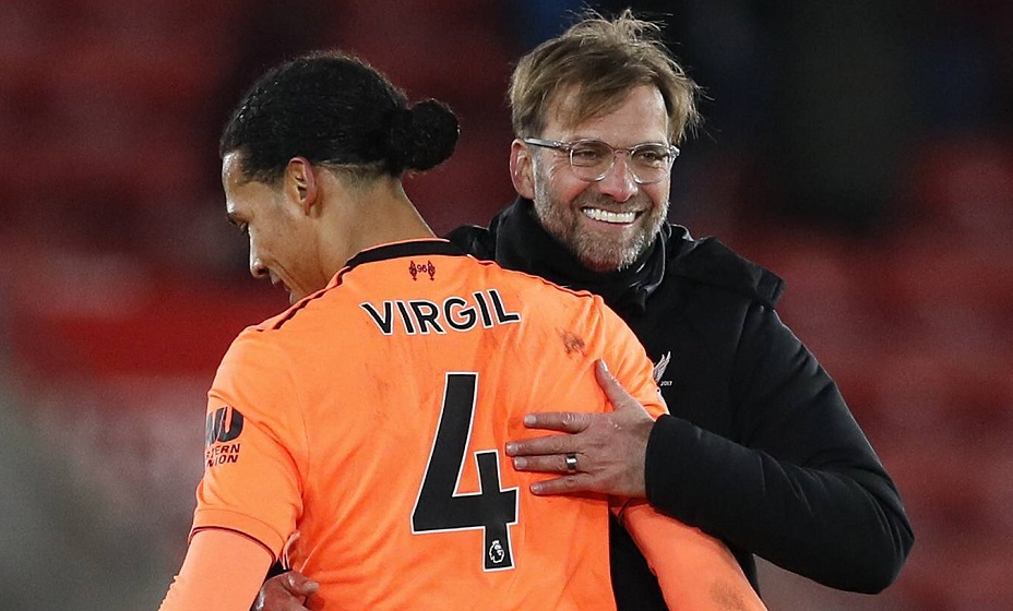 Ван Дейк заявил, что может покинуть «Ливерпуль» после ухода Клоппа. Фото: Global Look Press