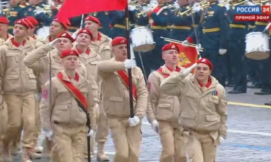 Нагорный на Параде 9 мая, фото снимок экрана