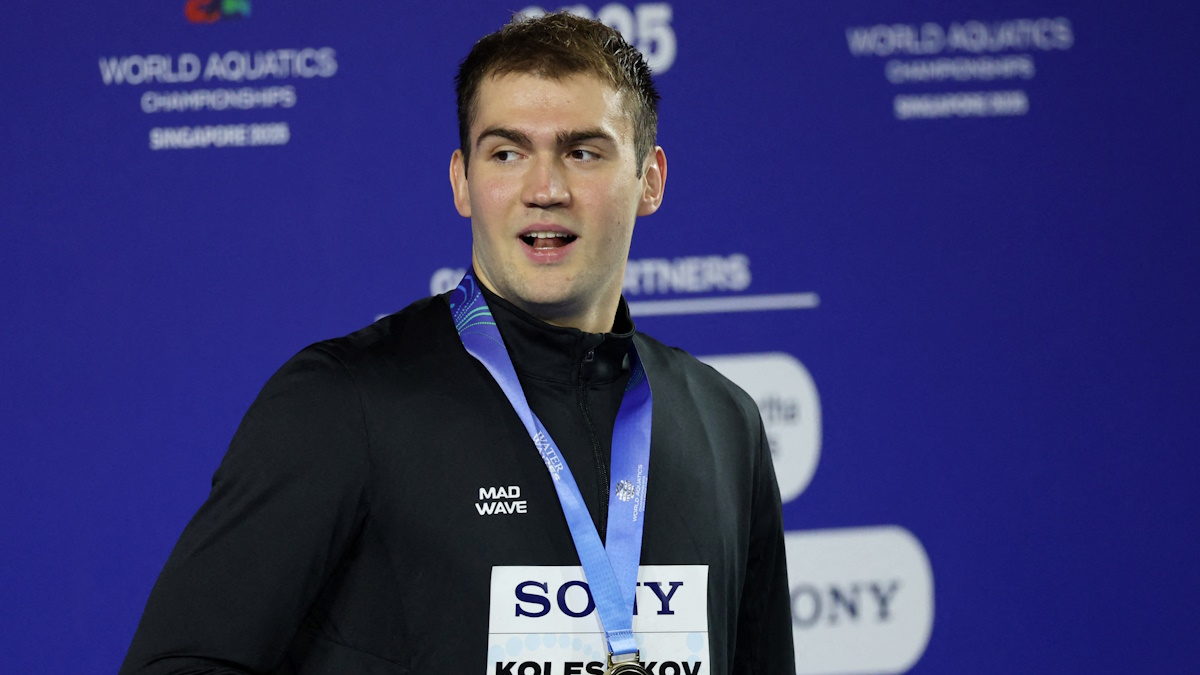 Россиянин Климент Колесников выиграл чемпионат мира по плаванию 2025 года. Фото: REUTERS