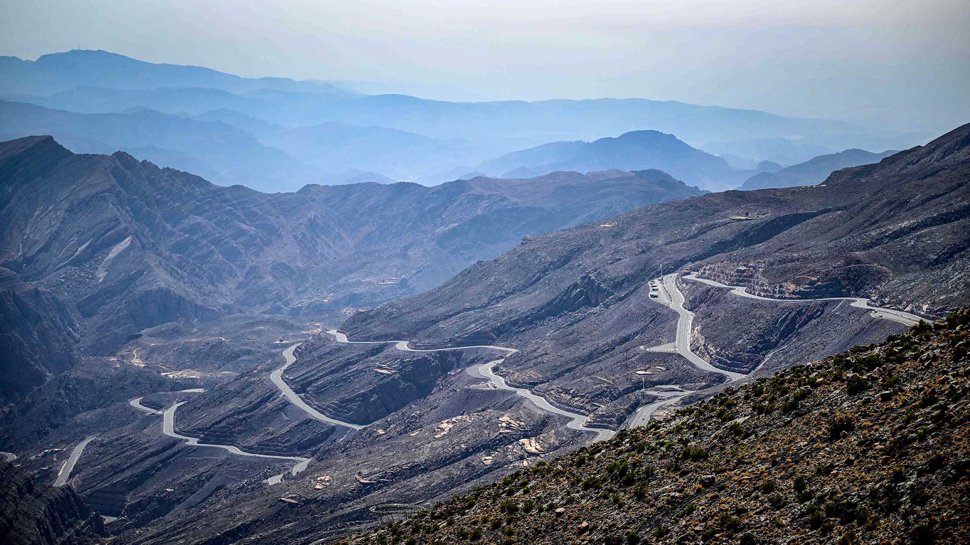 Горный серпантин Джебель-Джейс